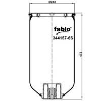 Пневморессора (4157) без стакана 344157-6S FABIO