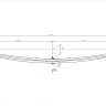 Передняя рессора Mercedes Actros 1831, 1835, 2031 2523, 2528, 2531, 2532, 2535, 2540, 2628, 2631, 2640, 3331 2-листовая