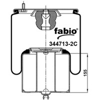 Пневморессора (4713) со стаканом 344713-2C FABIO
