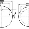 Пневморессора (4810) со стаканом 344810-5C