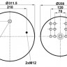 Пневморессора (4881) со стаканом 344881-1C FABIO
