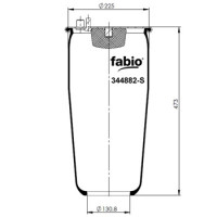 Пневморессора (4882) без стака 344882-S FABIO