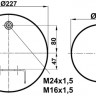 Пневморессора (6416) со стаканом 346416-C FABIO