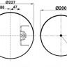 Пневморессора (7803) со стаканом 347803-C FABIO