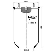 Пневморессора (810) без стакана 34810-S FABIO