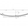 Задняя рессора Ford Ranger 1998-2006 (2.5 D, TD)  | Mazda B-Series V 1997-2006 (2.5 D 4WD, 2.5 D, 2.5 TD 4WD) 5-листовая