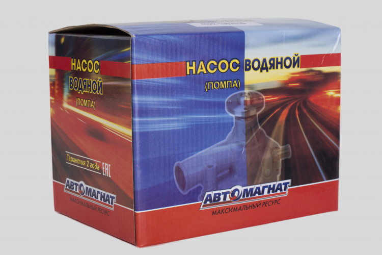 Насос водяной 4022-1307010 Автомагнат (помпа) ГАЗ 24,2410,3102-3110 "Волга", 3302,2705 ГАЗель